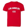 thumbnail image 1 of PleaseMeTees™ Youth Los Angeles 213 L.A. Area Code Distressed HQ Tee, 1 of 1