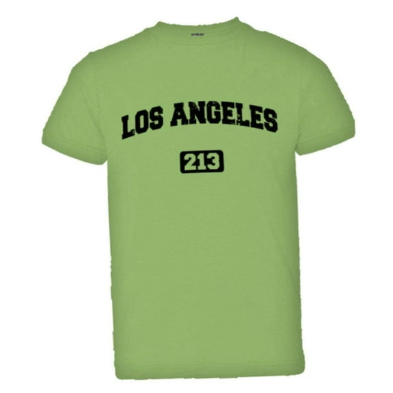 PleaseMeTees™ Youth Los Angeles 213 L.A. Area Code Distressed HQ Tee