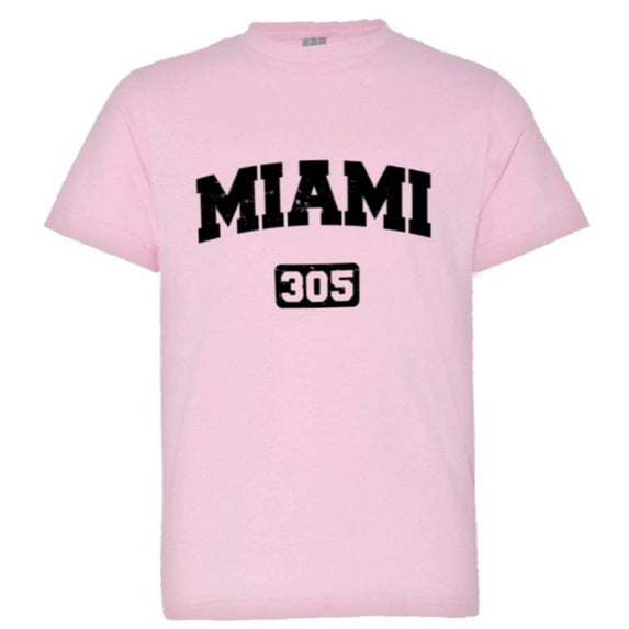 PleaseMeTees™ Youth Miami Florida 305 Area Code Distressed HQ Tee