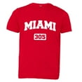 thumbnail image 1 of PleaseMeTees™ Youth Miami Florida 305 Area Code Distressed HQ Tee, 1 of 1