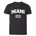 thumbnail image 1 of PleaseMeTees™ Youth Miami Florida 305 Area Code Distressed HQ Tee, 1 of 1