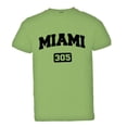 thumbnail image 1 of PleaseMeTees™ Youth Miami Florida 305 Area Code Distressed HQ Tee, 1 of 1