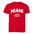 thumbnail image 1 of PleaseMeTees™ Youth Miami Florida 305 Area Code Distressed HQ Tee, 1 of 1