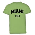 thumbnail image 1 of PleaseMeTees™ Youth Miami Florida 305 Area Code Distressed HQ Tee, 1 of 1