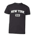 thumbnail image 1 of PleaseMeTees™ Youth New York 212 Area Code I LOVE NY Distressed HQ Tee, 1 of 1