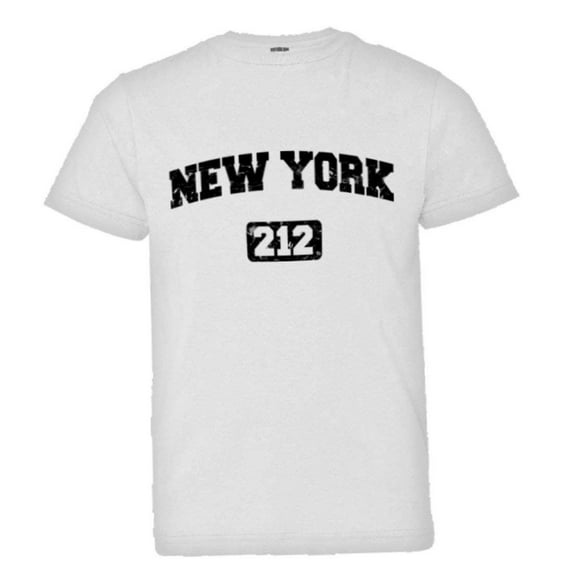 PleaseMeTees™ Youth New York 212 Area Code I Love NY Distressed HQ Tee