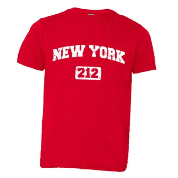 PleaseMeTees™ Youth New York 212 Area Code I Love NY Distressed HQ Tee
