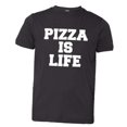 thumbnail image 1 of PleaseMeTees™ Youth Pizza Is Life I Love Pizza Cheese Bacon HQ Tee, 1 of 1