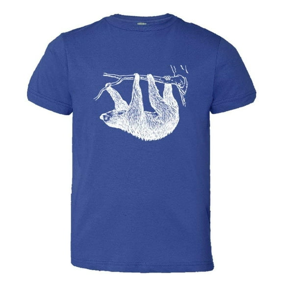 PleaseMeTees™ Youth Sloth Zoo Animal Live Slow Drawing Sketch HQ Tee