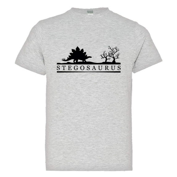 PleaseMeTees™ Youth Stegosaurus Educational Dinosaur Jurassic HQ Tee