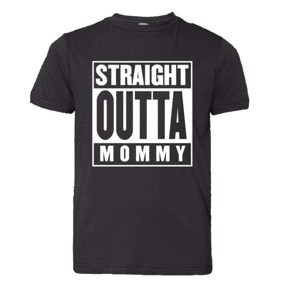 PleaseMeTees™ Youth Straight Outta Mommy Newborn Child HQ Tee