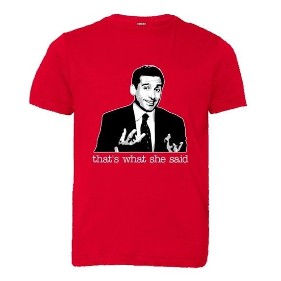 PleaseMeTees™ Youth Thats What She Said Office Michael Scott HQ Tee
