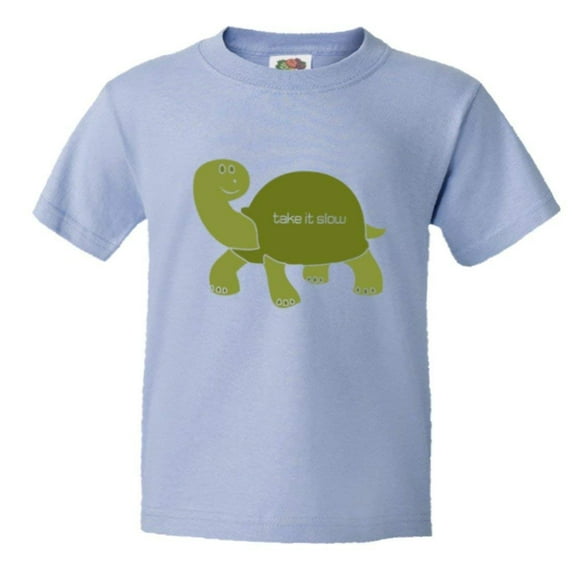PleaseMeTees™ Youth Turtle Take It Slow Easy Relax Cute Sketch HQ Tee