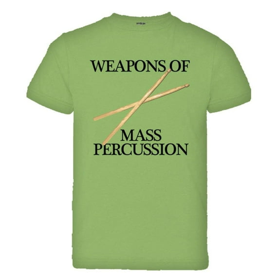 PleaseMeTees™ Youth Weapons Of Mass Percussion Drum Sticks HQ Tee
