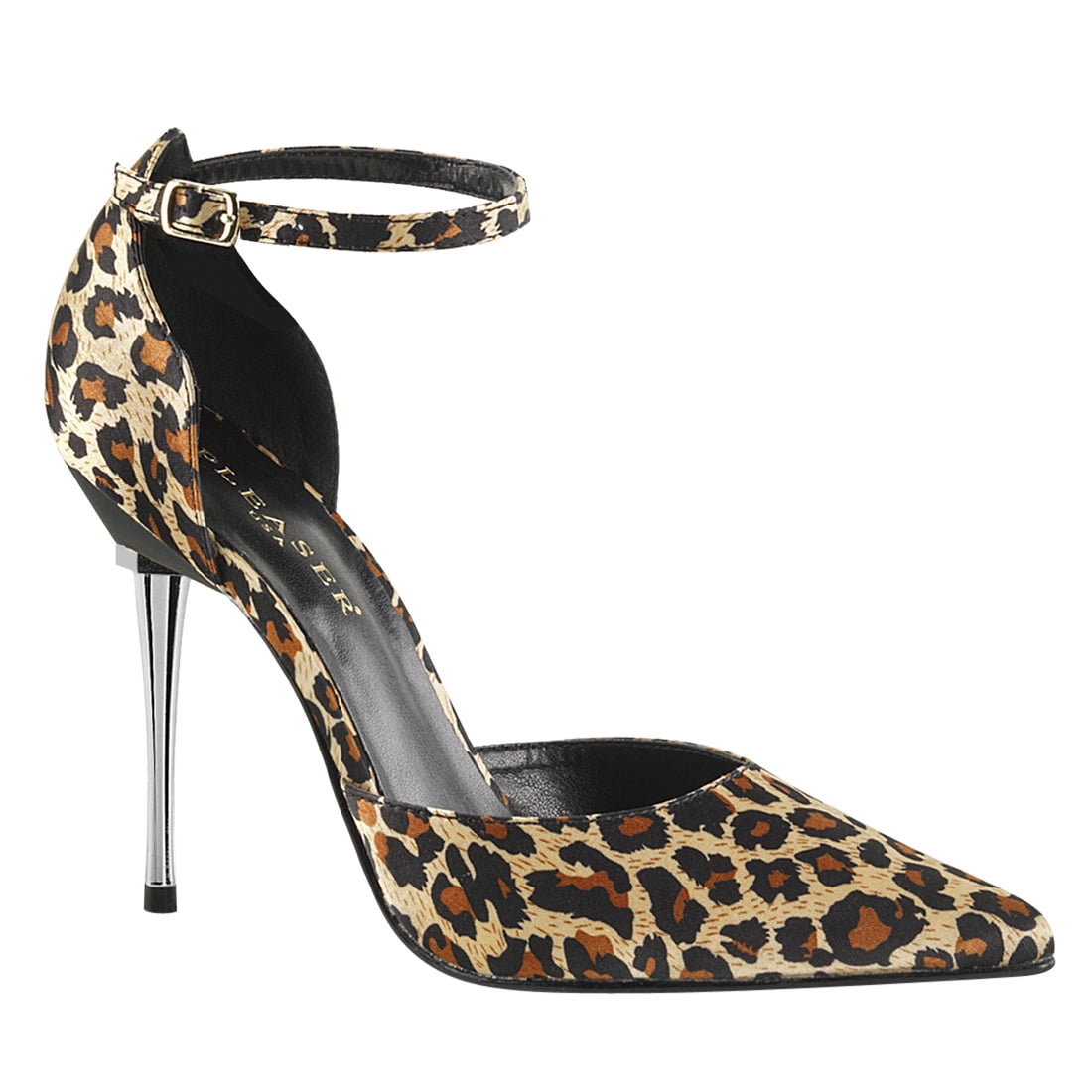 Pleaser APPEAL-21 Women Metal Stiletto Heel Ankle Strap Pointed