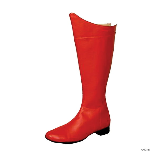 Pleaser USA Red Superhero Men's Costume Boots: Large Male