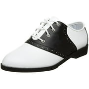 Pleaser USA Saddle Womens Costume Shoes, Black/White Male