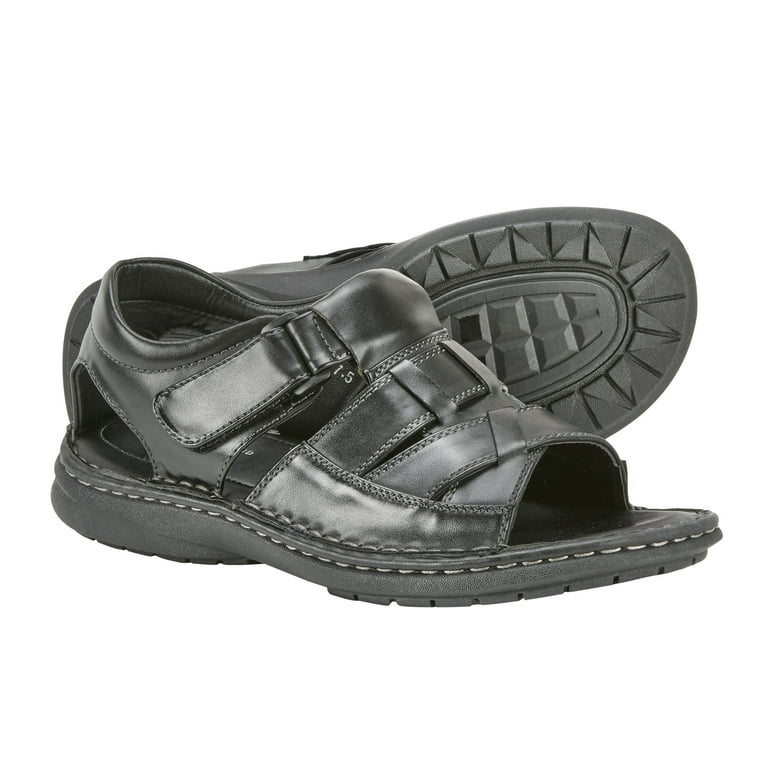 Mens sandals hotsell with velcro straps