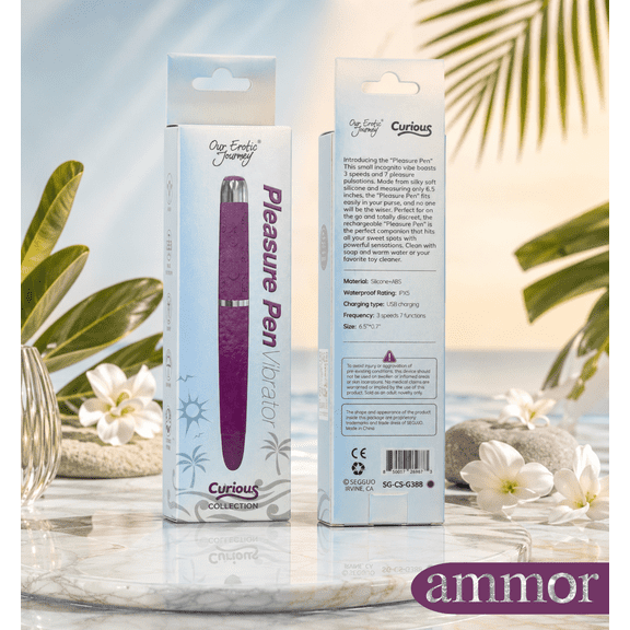 Pleasure Pen Discreet Personal Massager (Purple)