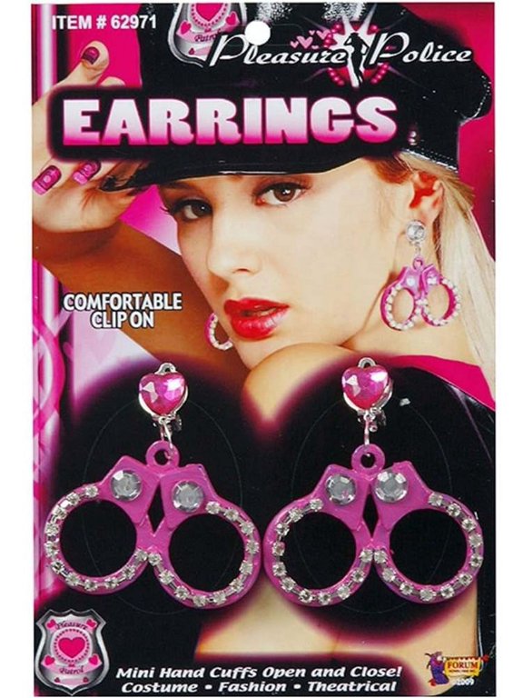 Pleasure Police Costume Earrings