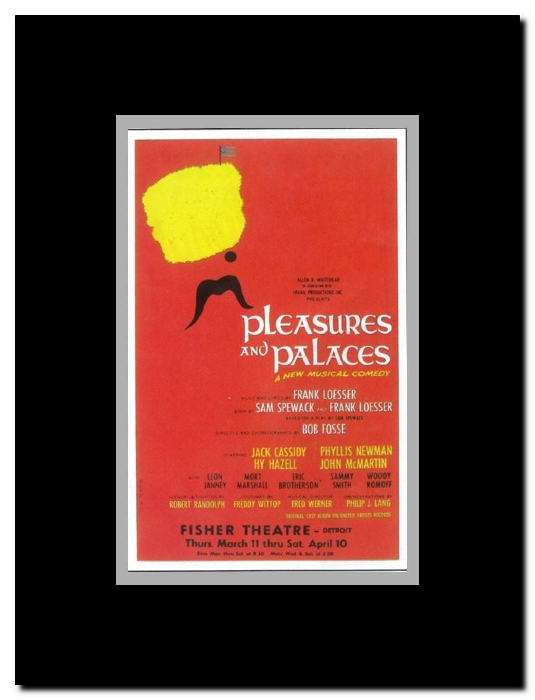 Pleasures and Palaces (Broadway) Framed Movie Poster