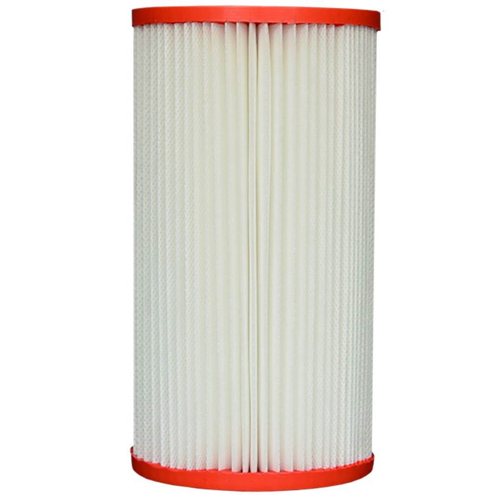 Heavy-Duty White and Red Pool Spa Filter Cartridge