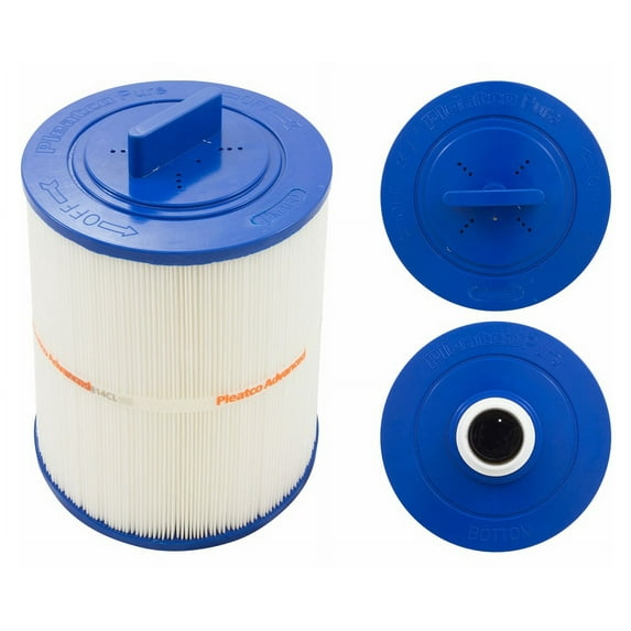 Pleatco PMA60-F2M Pool Filter Cartridge, 60sqft, 2" MPT b, 8" Dia, 8.88" L, 3oz