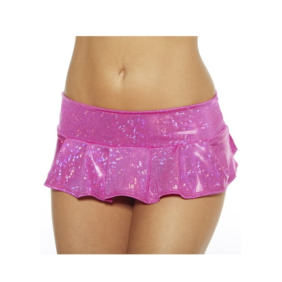 Pleated Bedazzled Skirt.