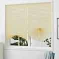 thumbnail image 1 of Pleated Blinds For Indoor Windows, Self-Adhesive Easy Install With Double-Sided Tape, 90Cm X 150Cm Half Shading Shade For Home Use, 1 of 6