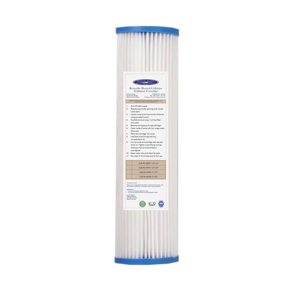 Pleated Cellulose Sediment Cartridge 2-7/8” x 9-3/4”