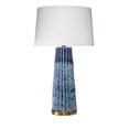 thumbnail image 1 of Jamie Young Co Pleated Ceramic Table Lamp in Blue, 1 of 4