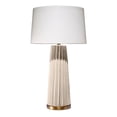 thumbnail image 1 of Jamie Young Co Pleated Ceramic Table Lamp in Cream, 1 of 6