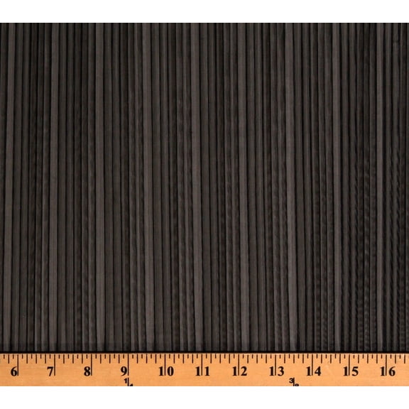 Pleated Chiffon Sheer Accordion Pleat Black 44" Wide Polyester Stretch Knit Fabric by the Yard (D171.20)