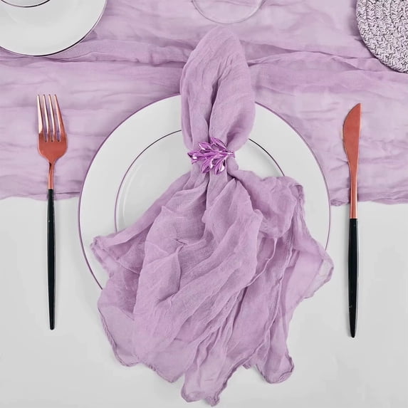 Pleated Cloth Napkins, Reusable Party Napkins with Elegant Ruffled Design, Decorative Dinner Napkins for Wedding, Birthday, Banquet, Restaurant Table Settings