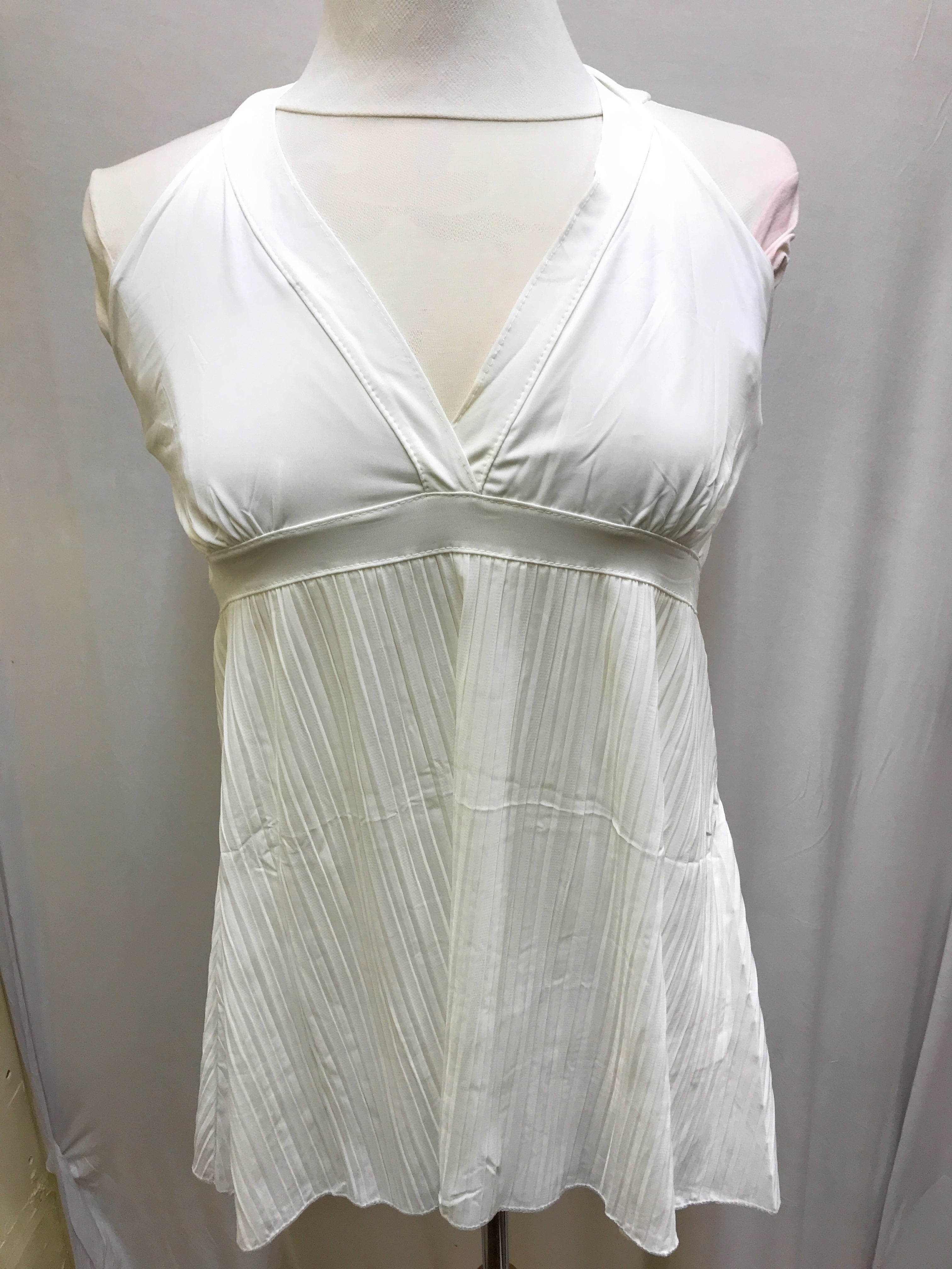 Feeling Fancy Pleated Halter Top