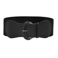 thumbnail image 1 of Pleated Leather Skirts For Women Waist Belt Stretchy Belt Leather Elastic Belt For Dress Decoration Skirt, 1 of 1