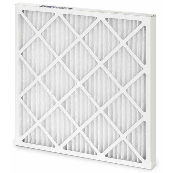 Pleated MERV 8 Standard Capacity Air Filter, 20"W x 16"H x 1"D, Lot of 12