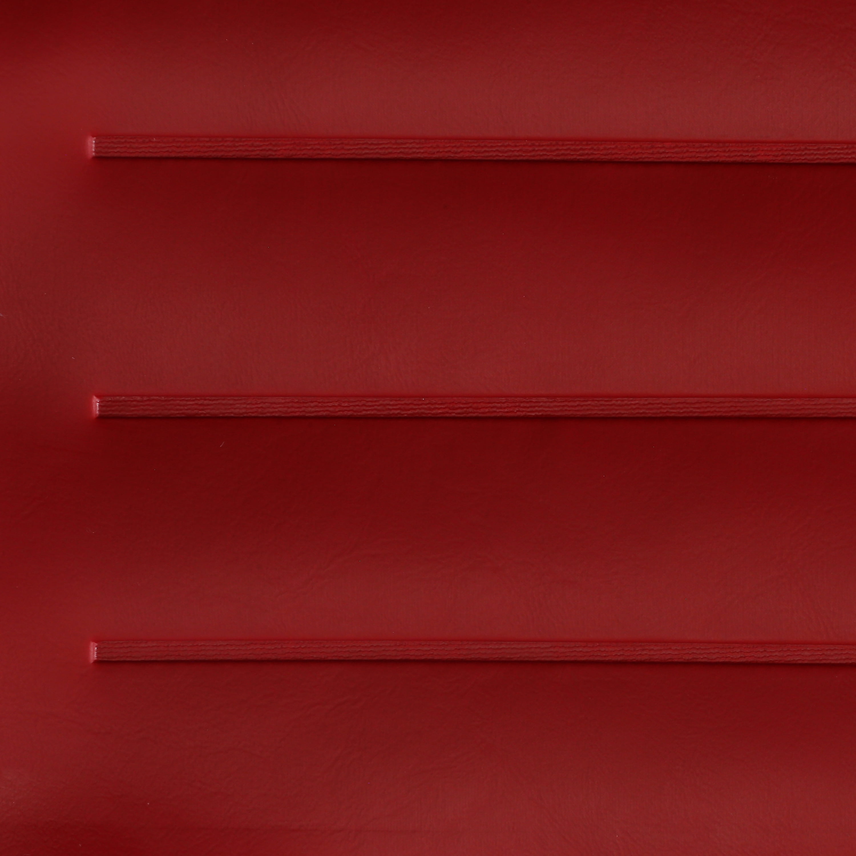 Pleated Marine Vinyl Upholstery Fabric Medium Red 54" Wide By 10 Yards