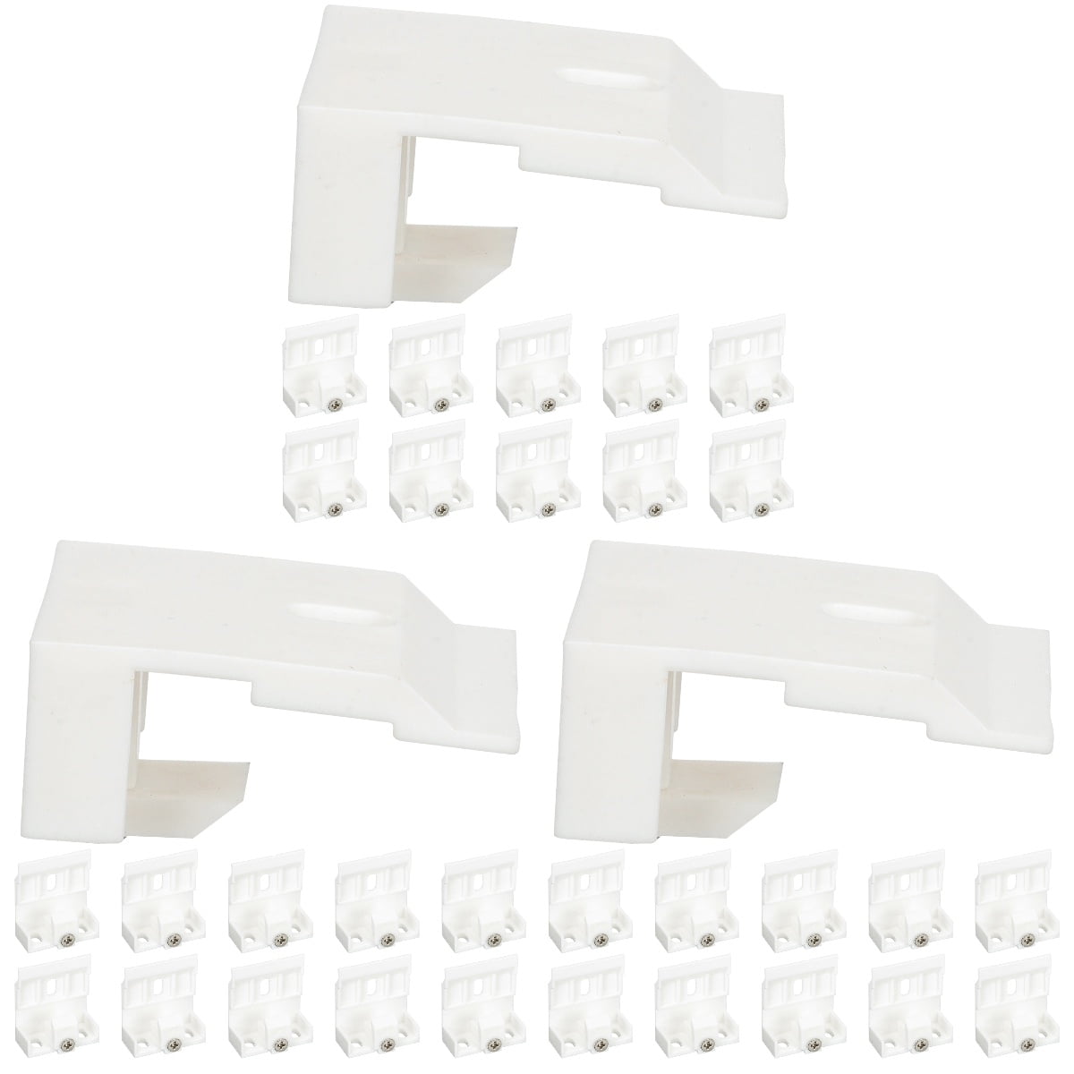 Pleated Shades Bracket Clips Retainer Holder 30 Pcs Cordless Window
