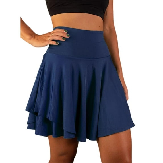 Pleated Skater Skirts with Shorts for Women Girls Tennis Skirt High Waist Skirt Sport Running Skirt for