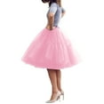 thumbnail image 1 of 2023 New Mesh Pleated Puffy Skirt Speed Tulle Skirt Vacation Holiday Female Dailywear, 1 of 4