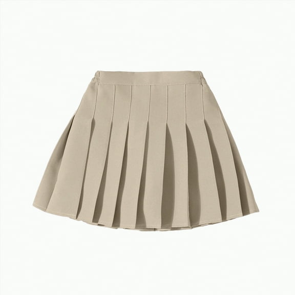 Pleated Skirts for Girls High Waisted School Uniform Skort with Undershorts Athletic Girls Tennis Skirt