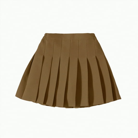 Pleated Skirts for Girls High Waisted School Uniform Skort with Undershorts Athletic Girls Tennis Skirt