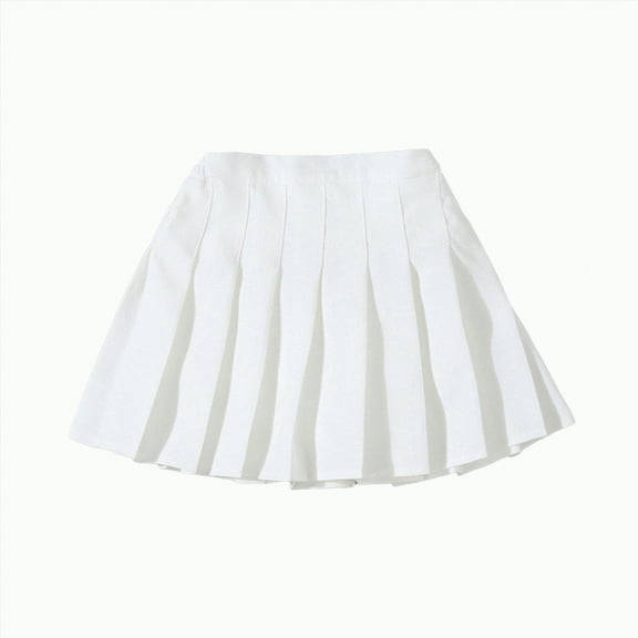 Pleated Skirts for Girls High Waisted School Uniform Skort with Undershorts Athletic Girls Tennis Skirt
