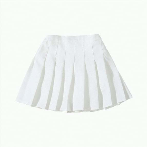 Pleated Skirts for Girls High Waisted School Uniform Skort with Undershorts Athletic Girls Tennis Skirt