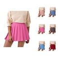 thumbnail image 1 of Pleated Skirts for Women High Waisted Mini Basic Skater Skirt Tennis Skirt School Uniform Cheerleader Skirts, 1 of 4