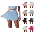 thumbnail image 1 of Pleated Tennis Skirt for Women Lightweight High Waisted A Line Athletic Skorts with Pockets Golf Skirts, 1 of 6
