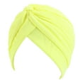 thumbnail image 1 of Pleated Turban Hat Breathable Stretchy Anti-UV Sun-proof No Brim Beanie Hat Party Accessories, 1 of 8