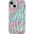 thumbnail image 1 of Pleated Water Ripple Chrome Wave Pattern Soft Compatible with iPhone Case (Water Blue,iPhone 11 Pro Max), 1 of 12