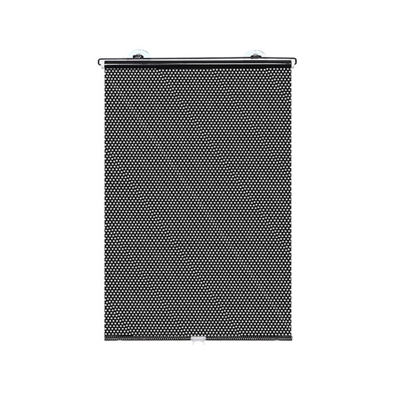 Pleated Window Blind, Suction Cup Retractable Curtain, No Drill Sunscreen Blind for Kitchen Bathroom Office Car Window Heat Protection